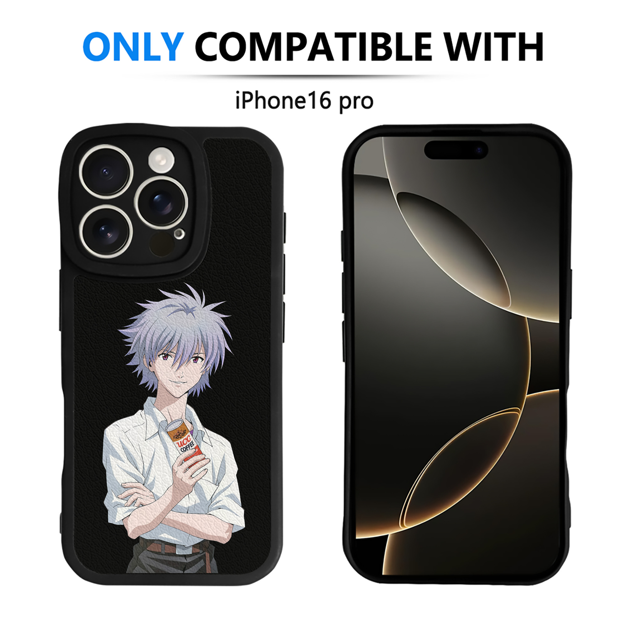 （画像用） EVA 新世紀エヴァンゲリオン 【iPhone 16シリーズ対応】シリコンスマホケース（レザー調） 材質：シリコン